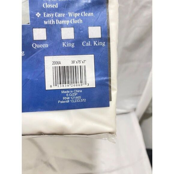 Bedbug Solution Vinyl Mattress Box Spring or Pillows Encasement Twin Size - Picture 7 of 8